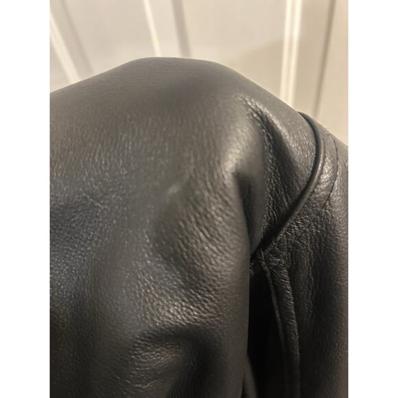 Rare! Vintage Members Only Black Leather Bomber Jacket Sz L - Picture 15 of 15